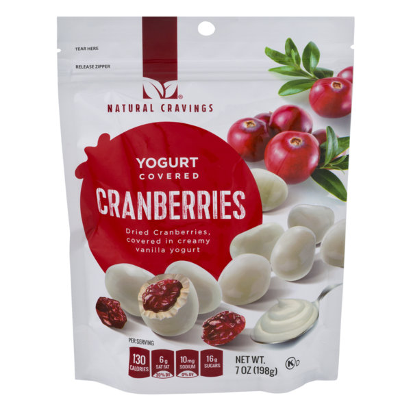 Natural Cravings Yogurt Covered Cranberries (7 oz) Instacart