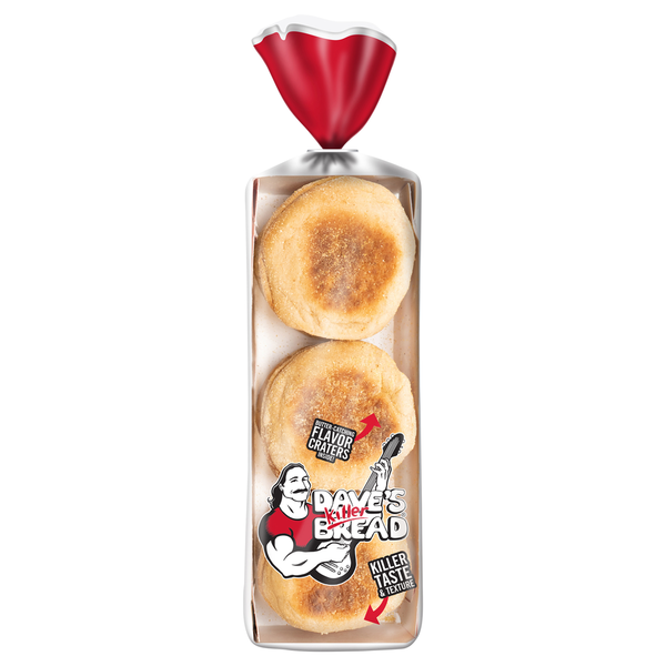 Dave's Killer Bread Killer Classic English Muffins, Organic, 6 Count