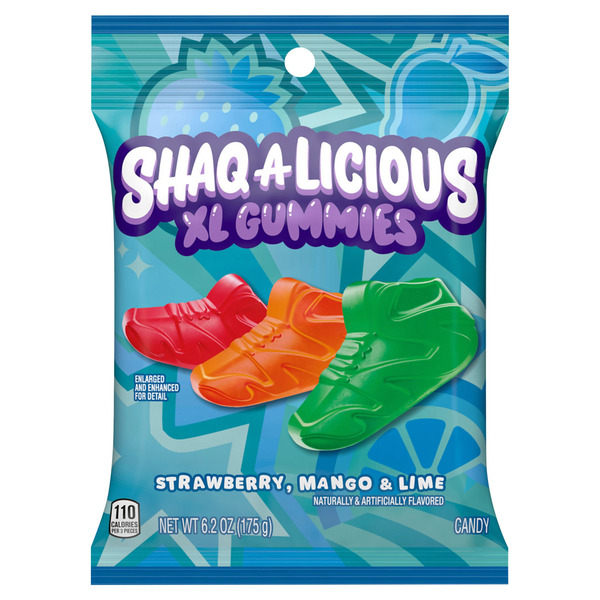 Shaq A Licious Strawberry Mango & Lime Xl Gummies Candy