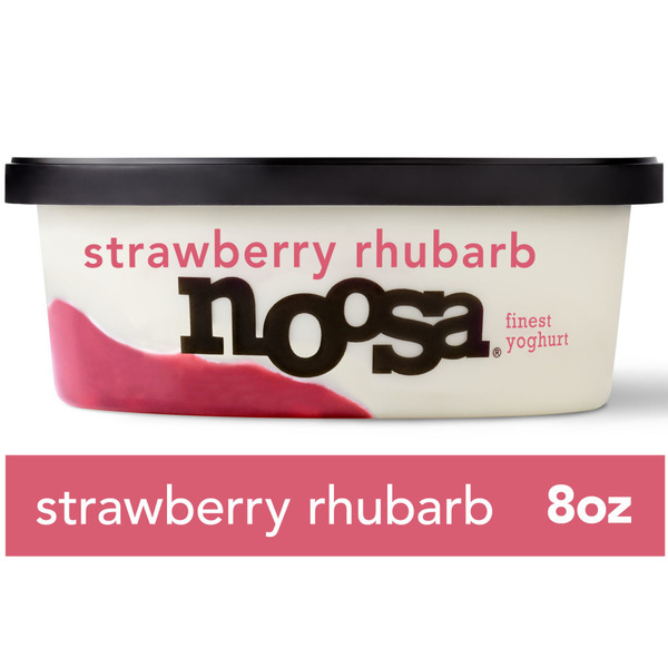 Noosa Strawberry Rhubarb Yoghurt, 8 oz Same-Day Delivery or Pickup