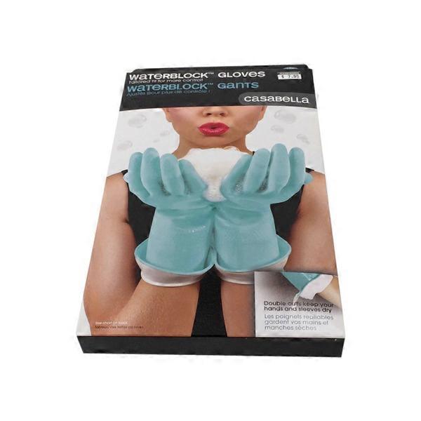 Casabella Large Aqua Blue Waterblock Premium Gloves (2 ct) Instacart
