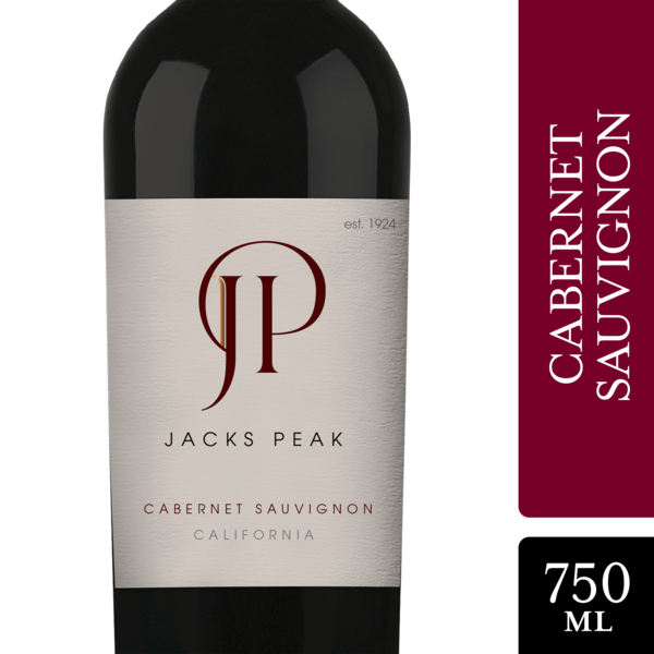 Jacks Peak Cabernet Sauvignon Red Wine California 750mL Same-Day