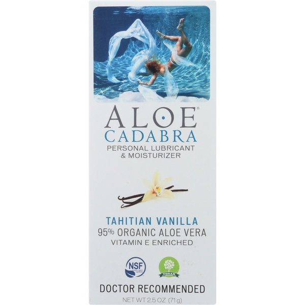 scented personal lubricant Aloe Cadabra Natural Tahitian Vanilla Scented & Flavored Vaginal  Moisturizer & Personal Lubri Same-Day Delivery or Pickup
