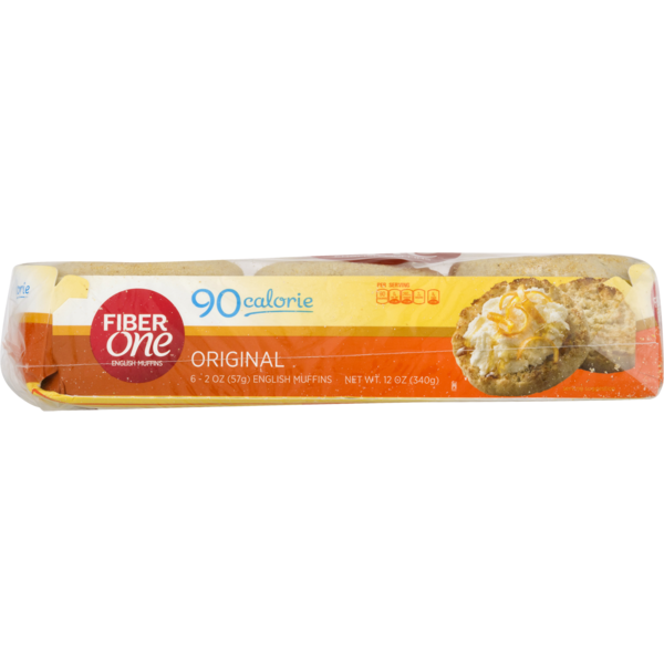 Fiber One English Muffins, Original (2 oz) Instacart