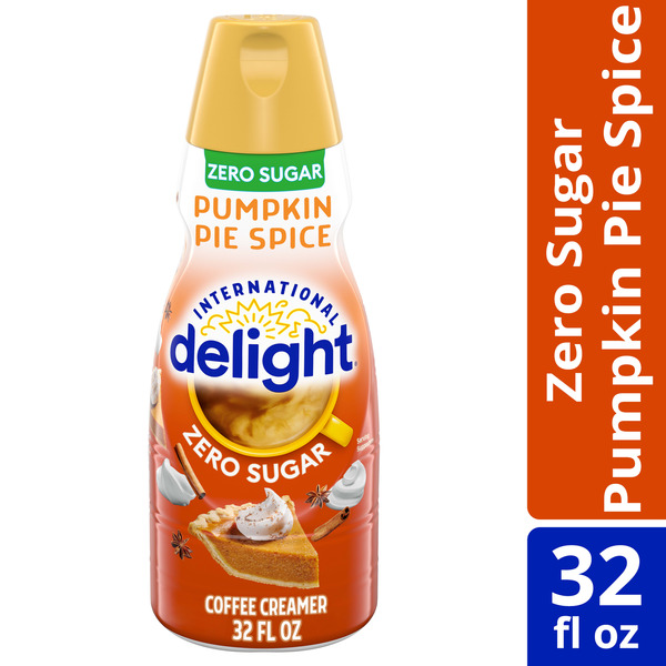 International Delight Coffee Creamer, Zero Sugar Pumpkin Pie Spice