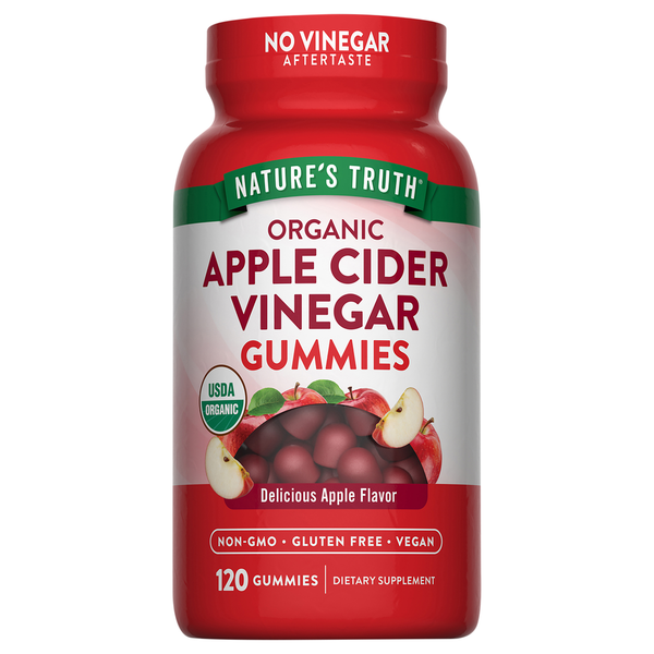 wild & organic acetyl l carnitine gummies Nature's Truth Organic Apple Cider Vinegar 500 mg., 120 Gummies Same-Day  Delivery