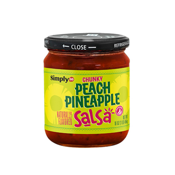 SimplyGo Peach Pineapple Medium Salsa