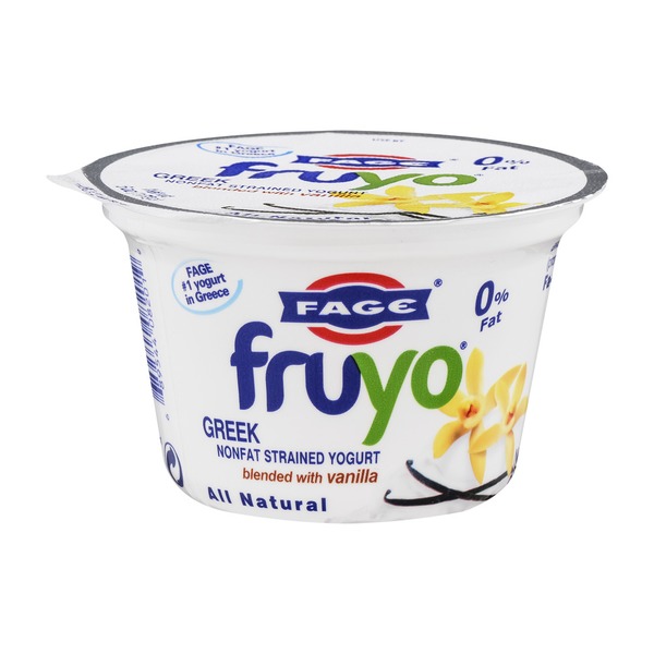 Fage Fruyo Greek Nonfat Strained Yogurt Vanilla (6 oz) Instacart