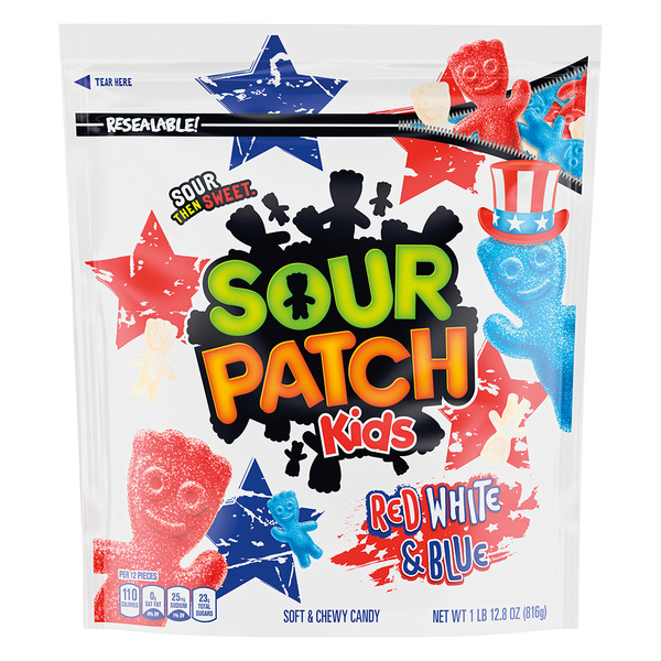 Sour Patch Kids Red White and Blue Sour Patch Kids