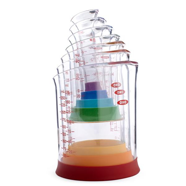 OXO Good Grips Plastic 7-Piece Measuring Beaker Set