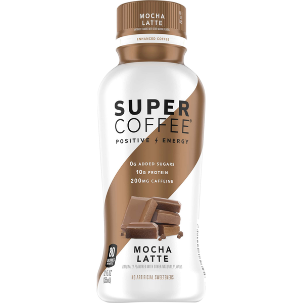 Super Coffee Coffee, Enhanced, Mocha Latte, Positive Energy Same