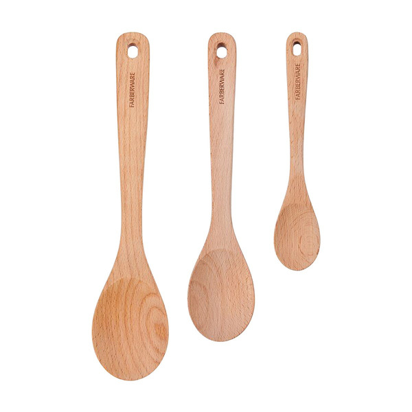 Farberware Set of 3 Wood Spoons