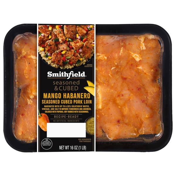 Smithfield Seasoned & Cubed Mango Habanero Pork Loin