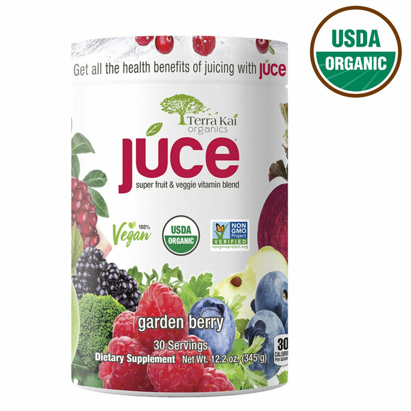 Terra Kai USDA Organic Juce Super Fruit & Veggie Powder, 12.2 oz