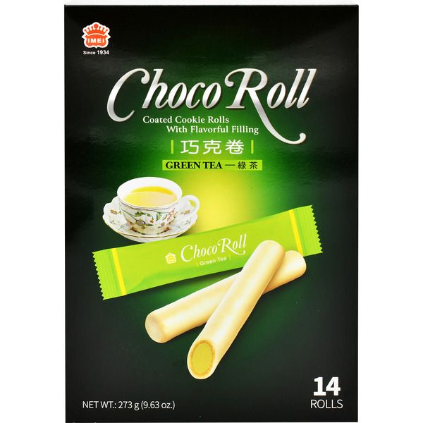 I-Mei Green Tea Choco Roll