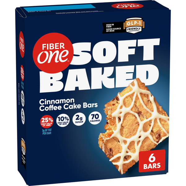 Fiber One 70 Calorie Cinnamon Coffee Cake Soft-Baked Bars