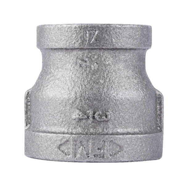STZ Industries FIP Galvanized Malleable Iron Reducing Coupling, 1-1/4 x 3/4 in