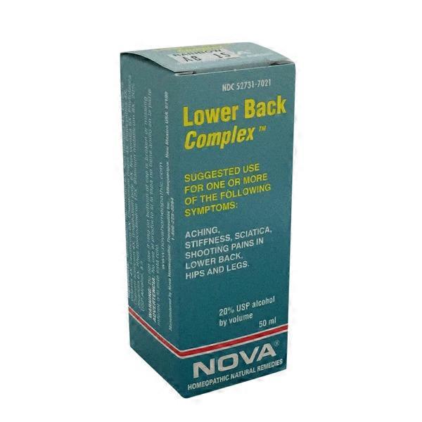 Nova Homeopathic Lower Back Complex (50 ml) Instacart