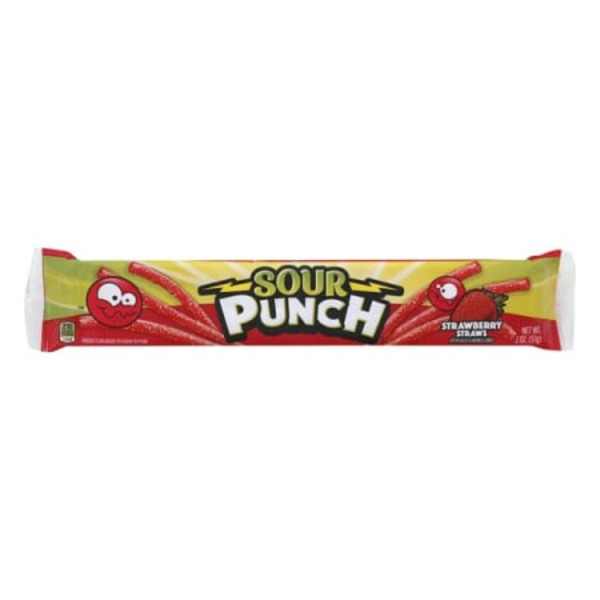 Sour Punch Strawberry Straws Candy