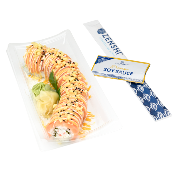 すしさま専用ページ(*^^*) Zenshi Handcrafted Sushi Crunchy Dragon Roll, Salmon Same-Day