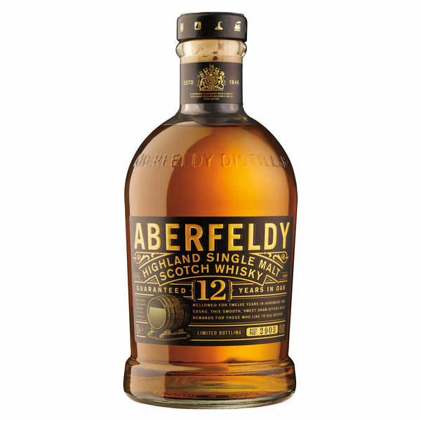 Aberfeldy 12 Years Single Malt Scotch, Scotland, 750 ml