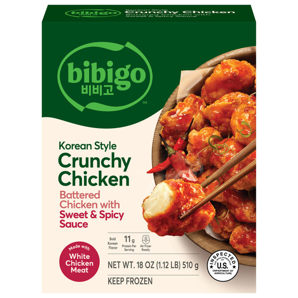Bibigo Frozen Korean Style Crunchy Chicken with Sweet & Spicy