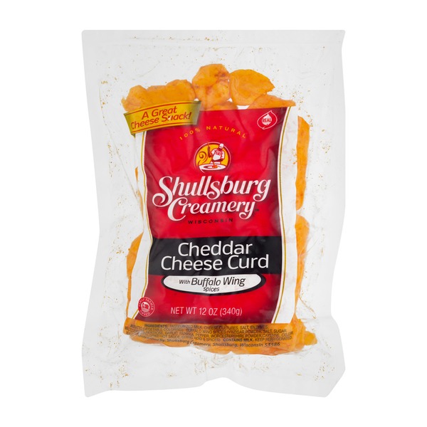 Shullsburg Creamery Cheese Curd Cheddar With Buffalo Wing Spices (12 oz
