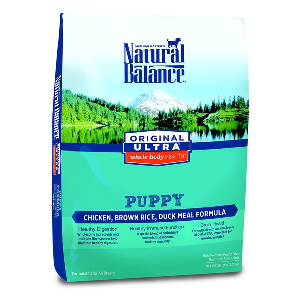 Natural Balance Puppy Food, Ultra Premium, Chicken, Brown Rice, Duck