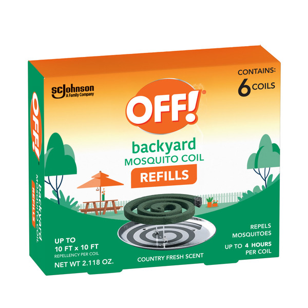 Off! Backyard Mosquito Coil Refills, Bug Repellent Devices