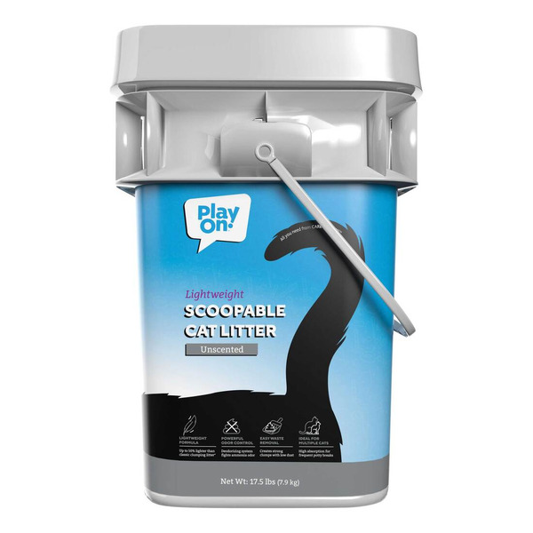 Play On Lightweight Unscented Scoopable Cat Litter