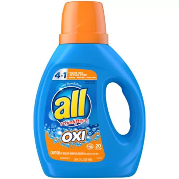 All Stainlifters Laundry Detergent Liquid with OXI Stain Removers and Whiteners