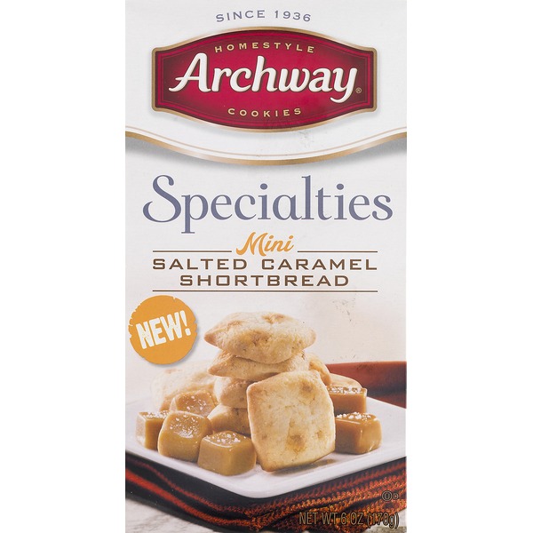 Archway Shortbread, Salted Caramel, Mini (6 oz) Instacart