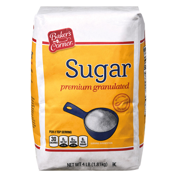 Baker's Corner 4 lb. Granulated Sugar