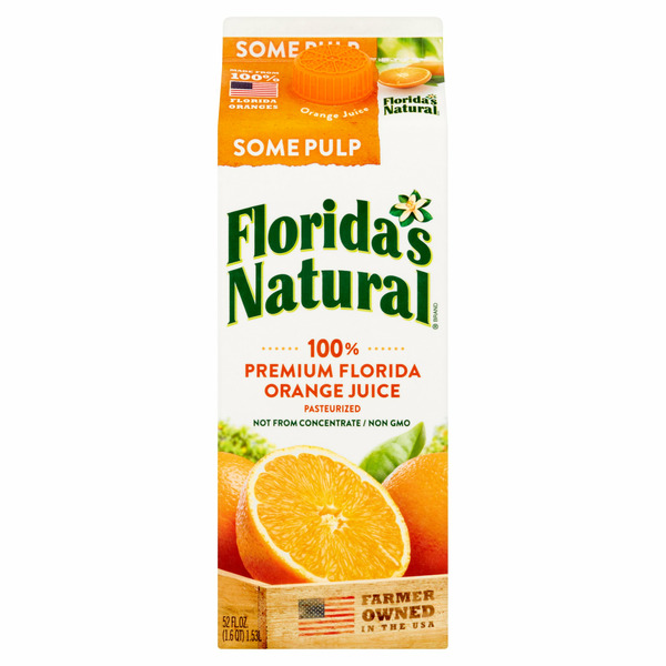 FLA NAT OJ SOME PL      52OZ