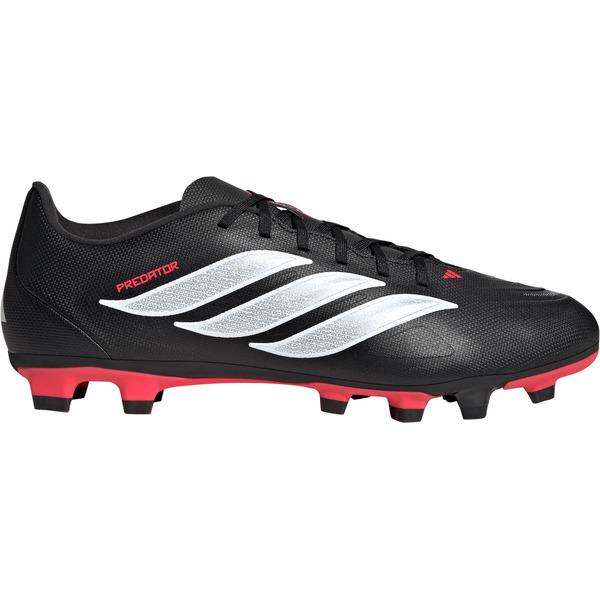 adidas Predator Club FG Soccer Cleats, Size M6.5/W7.5, Medium/D - Black/Red