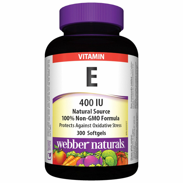 Webber Naturals Vitamin E 400 IU