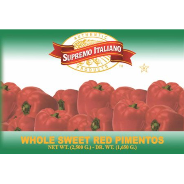 Supremo Italiano - Red Pimentos - #10 can
