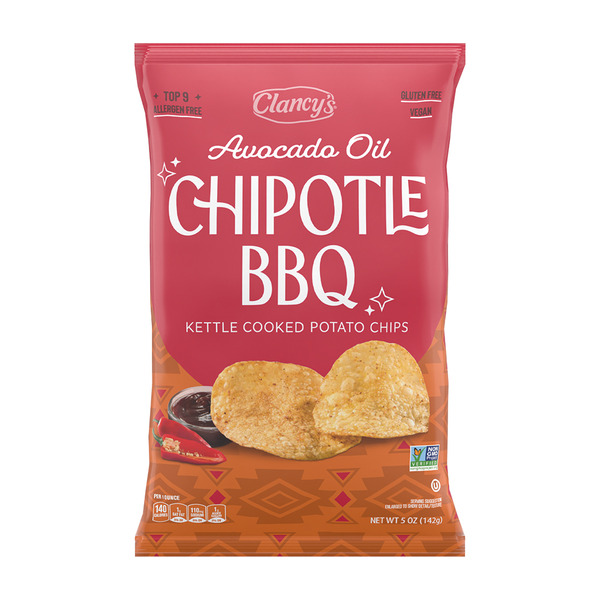 Clancy's Chipotle BBQ Avocado Oil Kettle Chips