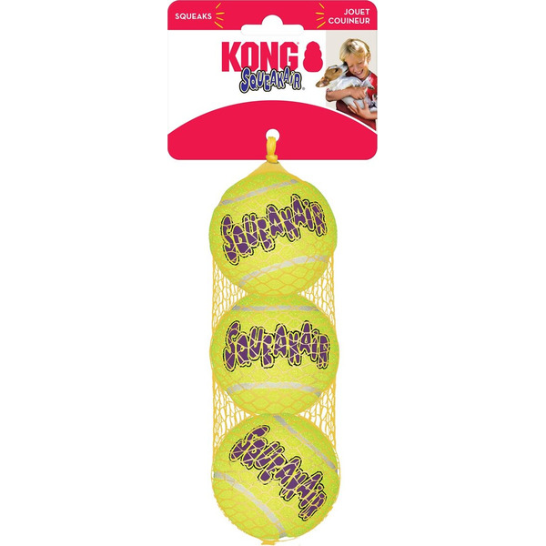 Kong Air Regular Squeaker Tennis Balls