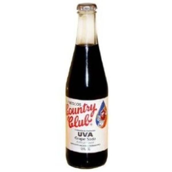 Country Club- Uva (Grape Soda)- 24/12 oz glass bottles
