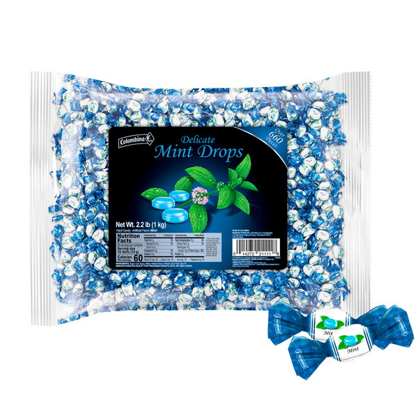 Colombina - Delicate Mint Drops - 660 ct