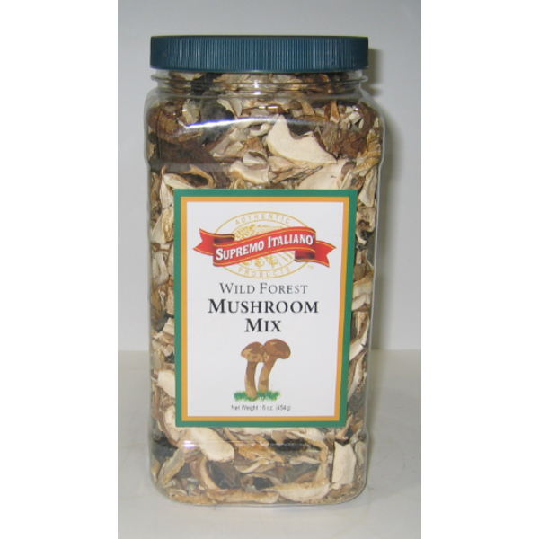 Supremo Italiano - Dry Wild Forest Mushrooms Mix, 1 lb, 6 Ct