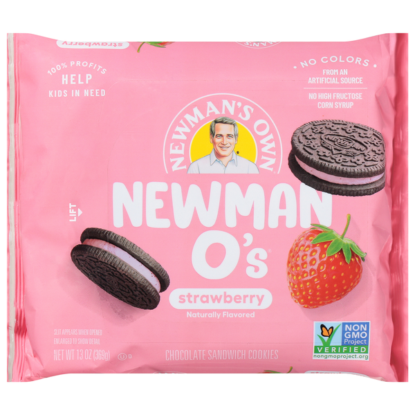 Newman's Own Chocolate Strawberry Sandwich Cookies