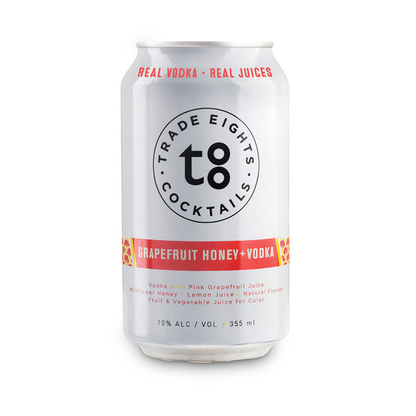 Trade Eights Cocktails Grapefruit Honey & Vodka Cocktail Same-Day
