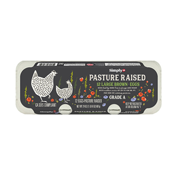 Simply Pasture Raised Large Brown Eggs