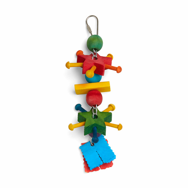 You & Me Small Spurs of The Moment Wooden Bird Chewing Toy