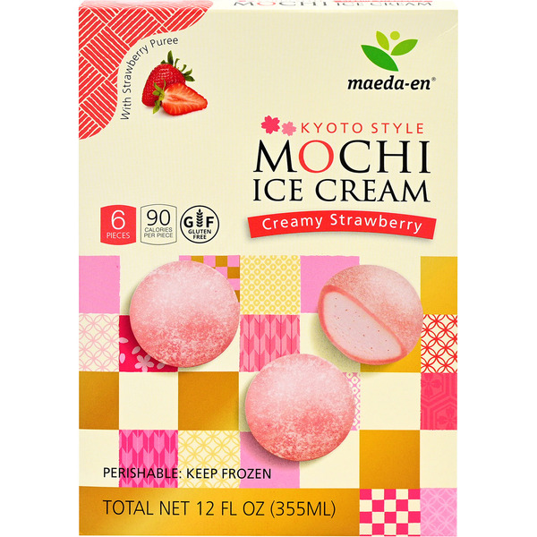 Maeda-en Ice Cream, Mochi, Strawberry