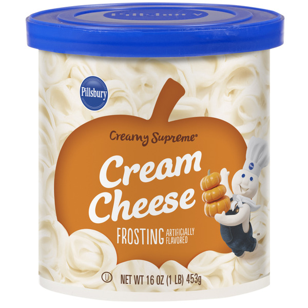 Pillsbury Seasonal Creamy Supreme Cream Cheese Frosting, 16 Oz Tub