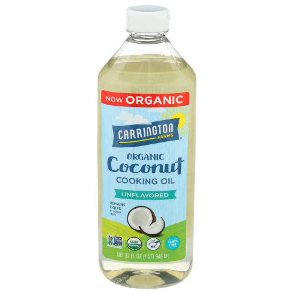 Sprouts Farmers Market Carrington Farms Cooking Oil, Organic, Coconut