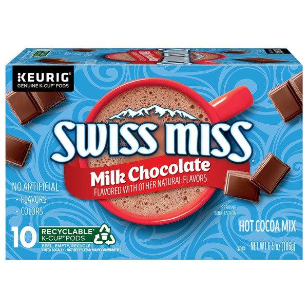 Swiss Miss Milk Chocolate Hot Cocoa K-Cup Pods Same-Day Delivery